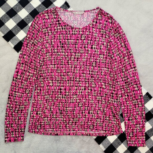 TanJay | Geometric Long Sleeved Shirt - Picture 1 of 5